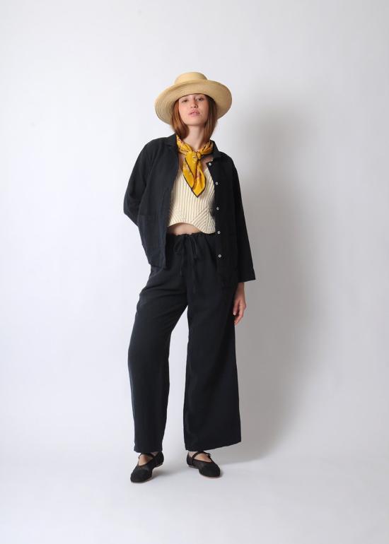  Conifer 블라우스 코니퍼 라운지  페이드 블랙