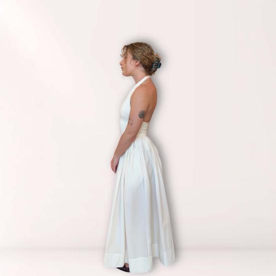  DELFI COLLECTIVE 롱 원피스 델피 콜렉티브 매디슨 드레스 크림 - OTHER BRANDS