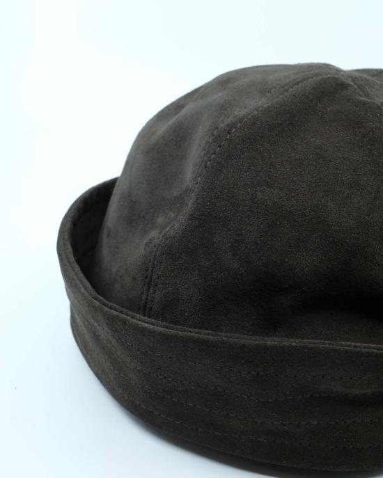  나마체코 모자 Namacheko Testa 스웨이드 가죽 Ceto 세일러 - NAMACHEKO