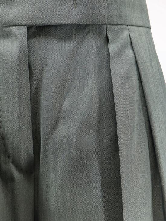  막스마라 스트레이트 팬츠 Max Mara Mxmgiallo 팬츠 Verde Scuro - MAX MARA