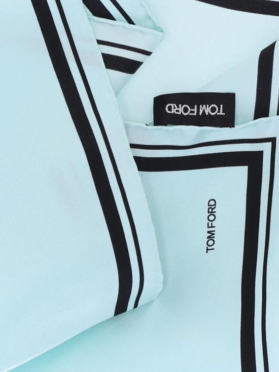  톰포드 넥타이 톰 포드 실크 트윌 포켓 손수건 (연한 파란색) - TOMFORD