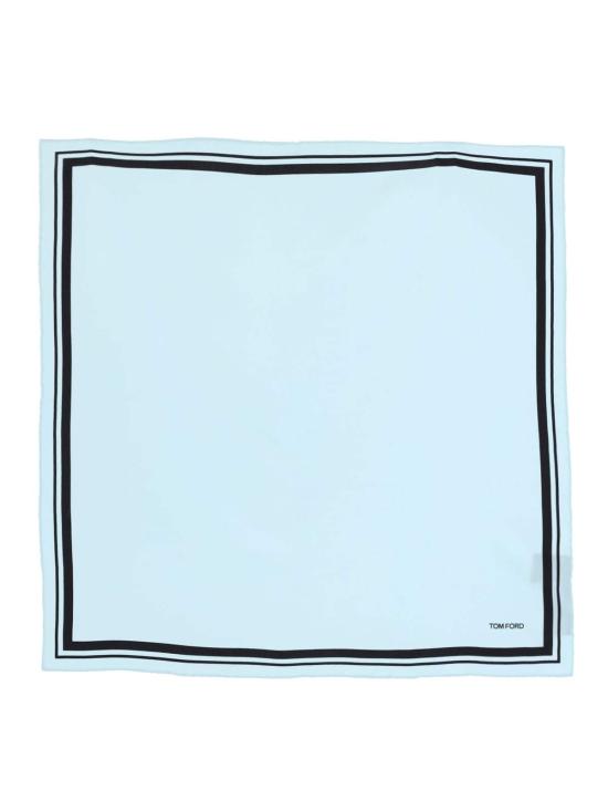  톰포드 넥타이 톰 포드 실크 트윌 포켓 손수건 (연한 파란색) - TOMFORD
