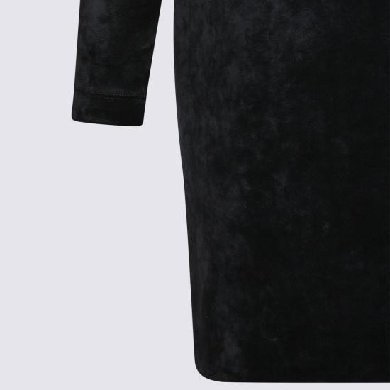  발렌시아가 미디 원피스 블랙 드레스 블랙 - BALENCIAGA