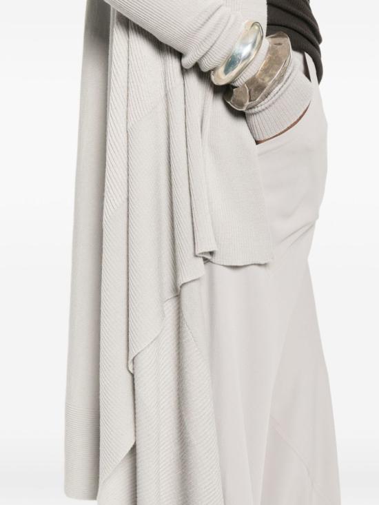  릭 오웬스 가디건 울 니트  화이트 - RICK OWENS