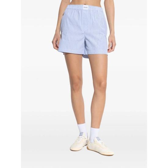  디 아티코 숏팬츠 아티코 팬츠 쇼츠 블루/화이트 - THE ATTICO