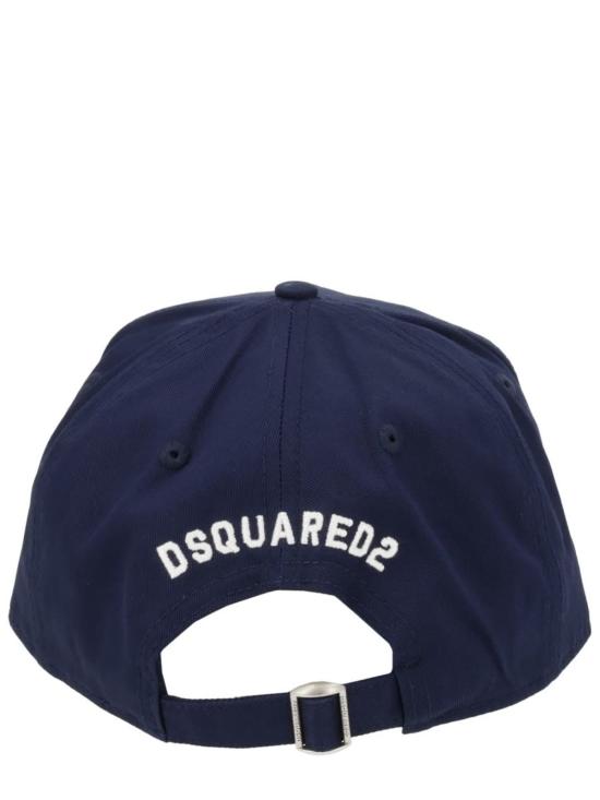 디스퀘어드2 모자 Dsquared2 D2 대학 야구  (블루) - DSQUARED2