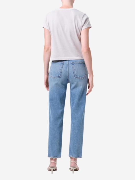  에이골디 데님 팬츠 아골드 90년대 핀치 웨이스트 크롭 진 - AGOLDE