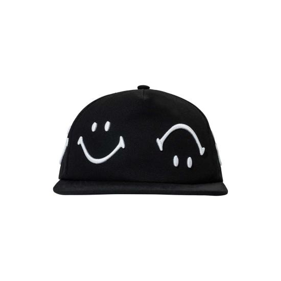  마켓 모자 스마일리 페이스 6패널