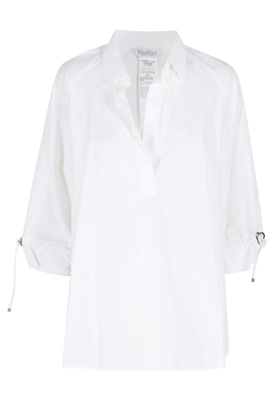  막스마라 블라우스 Max Mara Adorni 셔츠 비앙코 오티코