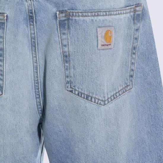  칼하트 데님 팬츠 카하트 랜던 진 블루 헤비 워른 - CARHARTT