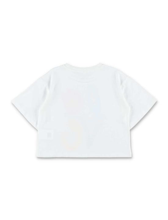  [키즈] 스텔라 맥카트니 티셔츠 스텔라 매카트니 러브 그래픽 티셔츠 (아이보리 색상) - STELLA MCCARTNEY