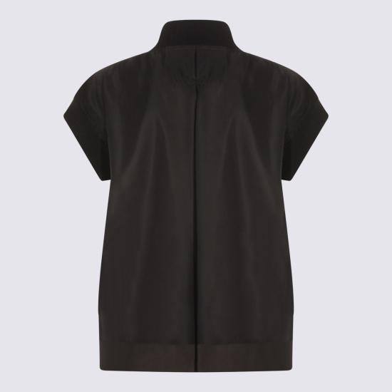  사카이 자켓 블랙 캐주얼 재킷 블랙 - SACAI