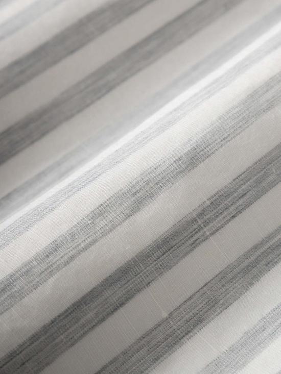  O.N.S 긴팔 셔츠 아서 벵갈 스트라이프  브라이트 화이트/라이트 그레이 헤더 스트라이프 - O.N.S