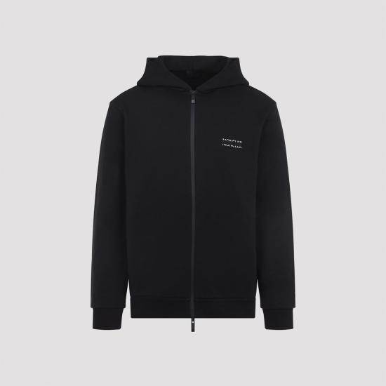  몽클레어 자켓 코튼 스웨트셔츠 재킷 블랙