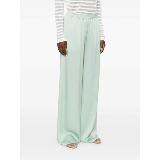  파비아나 필리피 스트레이트 팬츠 Fabiana Filippi 팬츠 팬츠 그린 - FABIANA FILIPPI