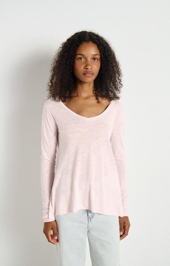  아메리칸 빈티지 긴팔 티셔츠 잭슨빌 긴팔 브이넥 티셔츠 빈티지 마시멜로