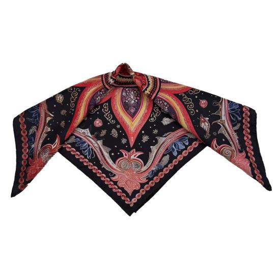  크리스텔 바라자 머플러/스카프 Krystell Barraza Roswell 실크 반다나 - KRYSTELL BARRAZA