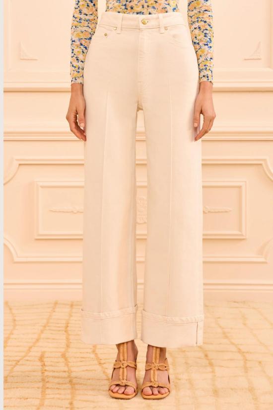  울라 존슨 데님 팬츠 더 스트레치 제네비브 진 카우리 - ULLA JOHNSON