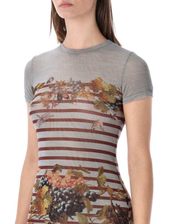  장 폴 고티에 숏 원피스 마리니에르 메시 미니 드레스 라이트 블루 멀티 - JEAN PAUL GAULTIER