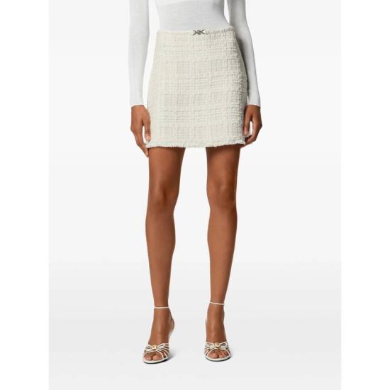  베르사체 숏 스커트 화이트 - VERSACE