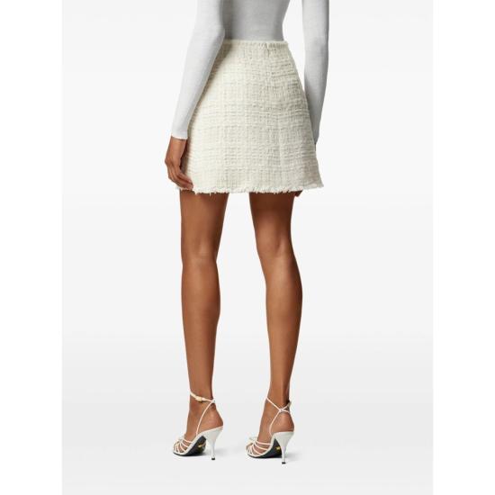  베르사체 숏 스커트 화이트 - VERSACE