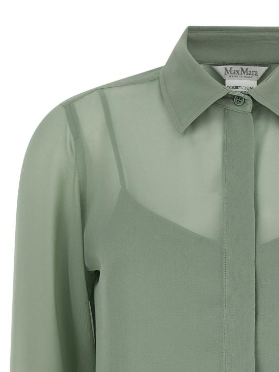  막스마라 셔츠 Max Mara Mxm 골포 셔츠 그린 - MAX MARA