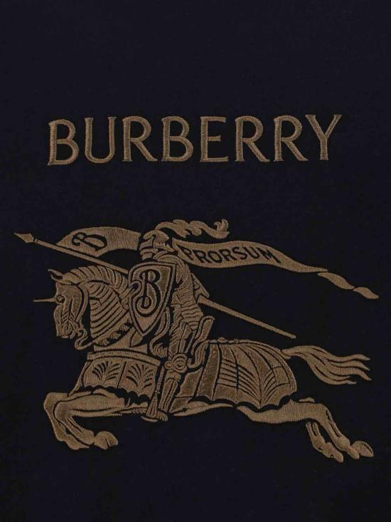  버버리 반팔 티셔츠 EKD 티셔츠 블랙 - BURBERRY