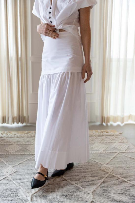  하우스 오브 다그마르 롱 스커트 하우스 오브 다그마 코튼 맥시 스커트 - HOUSE OF DAGMAR