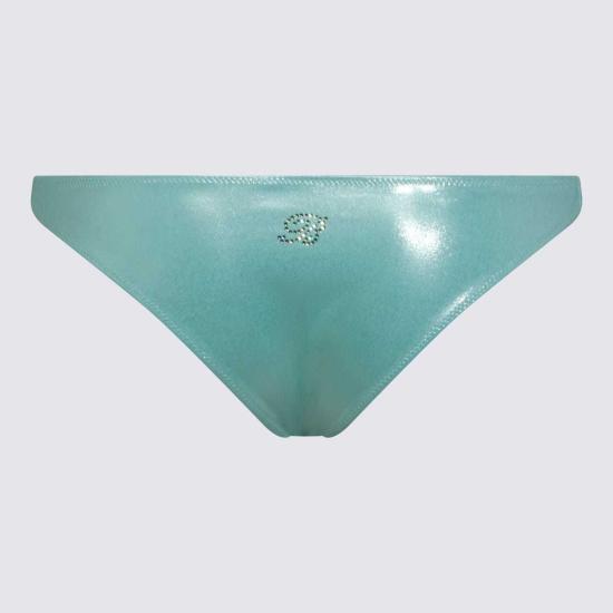  블루마린 비키니 수영복 슬립  커버업 파스텔 그린 - BLUMARINE