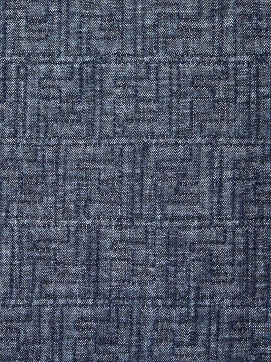  펜디 숏 원피스 패딩 데님 미니 드레스 블루베리 - FENDI