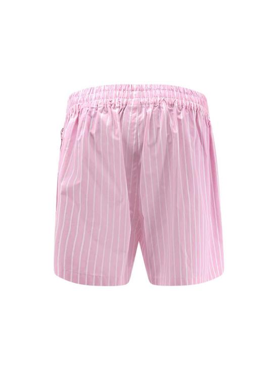  발렌시아가 숏팬츠 코튼 복서 쇼츠 핑크 - BALENCIAGA