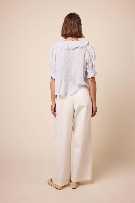  도엔 블라우스 앙리 탑 앨리스 블루 - DOEN