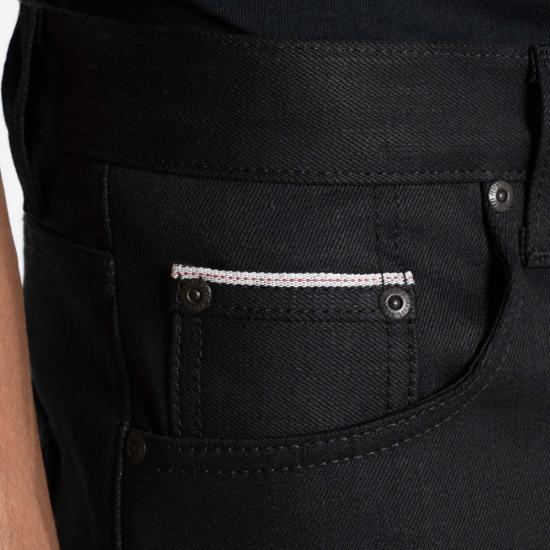  네이키드 & 페이머스 데님 팬츠 네이키드 앤 페이머스 이지 가이 블랙 코브라 스트레치 진 블랙 - NAKED & FAMOUS