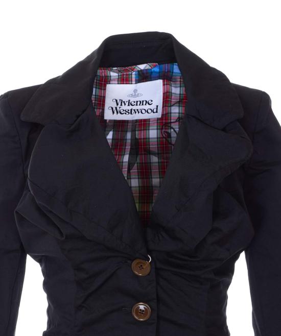  비비안웨스트우드 수트 자켓 비비안 웨스트우드 드렁큰 재킷 블레이저 블랙 - VIVIENNE WESTWOOD