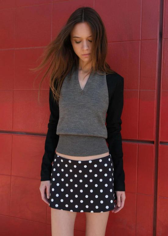  길 블라우스 젤 마르셀로 홀터 탑