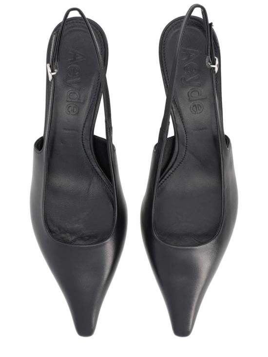  에이드 힐/펌프스 Aeydē Neckline Catrina Heels Black - AEYDE