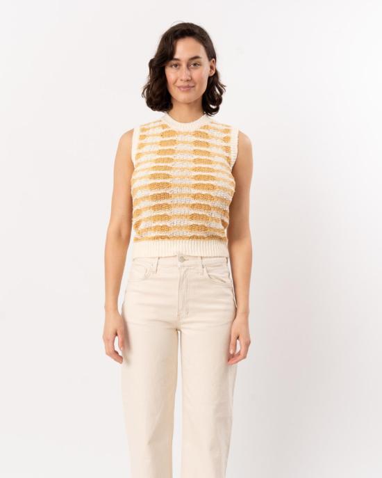  울라 존슨 블라우스 파트리치아 슬릭 니트 탑 비치