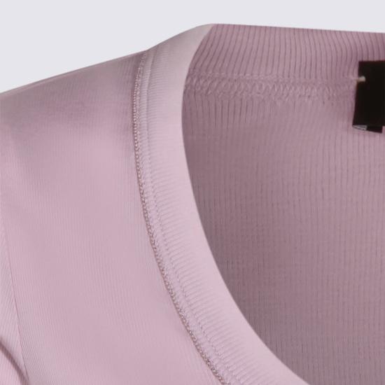  파비아나 필리피 민소매 티셔츠 코튼 탱크탑 핑크 - FABIANA FILIPPI