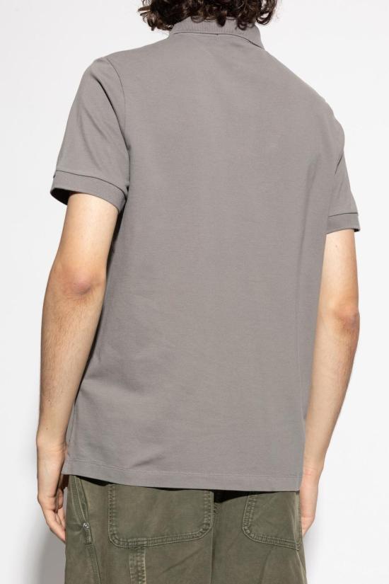  스톤 아일랜드 폴로 티셔츠 로고 폴로 셔츠 (회색) - STONE ISLAND