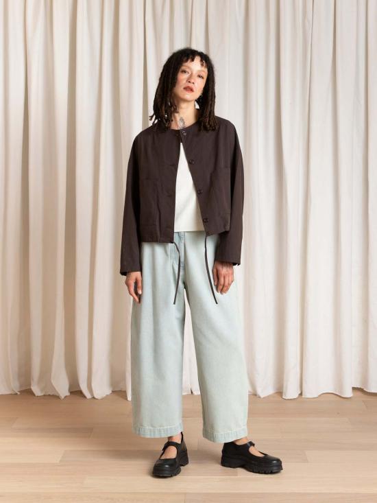  알리 골든 자켓 스프링 크롭 드로스트링 재킷 - ALI GOLDEN