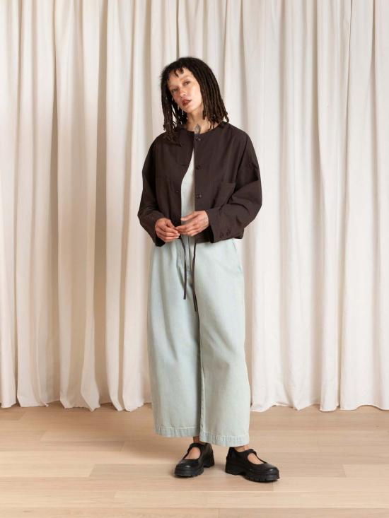  알리 골든 자켓 스프링 크롭 드로스트링 재킷 - ALI GOLDEN