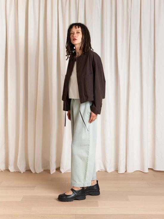  알리 골든 자켓 스프링 크롭 드로스트링 재킷 - ALI GOLDEN