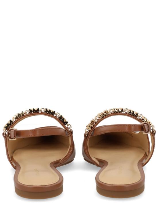  마이클 코어스 플랫 슈즈 디나 플렉스 슬링 플랫 브라운 - MICHAEL KORS