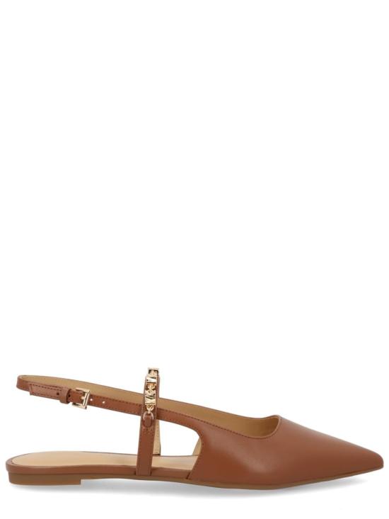  마이클 코어스 플랫 슈즈 디나 플렉스 슬링 플랫 브라운