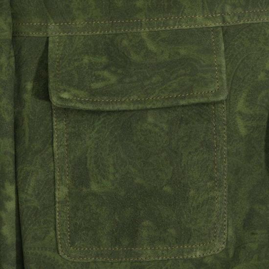  에트로 자켓 가죽 재킷 그린 - ETRO