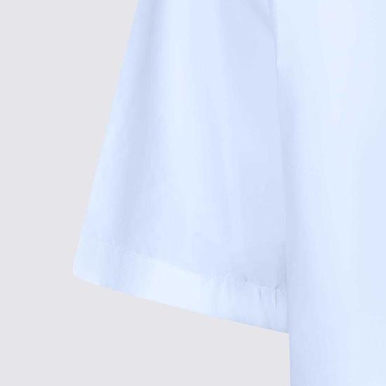  발렌시아가 반팔 셔츠 코튼  화이트 - BALENCIAGA