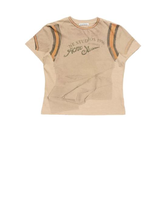  아크네 스튜디오 반팔 티셔츠 아크네 티셔츠 및 폴로셔츠 티셔츠 Ae0