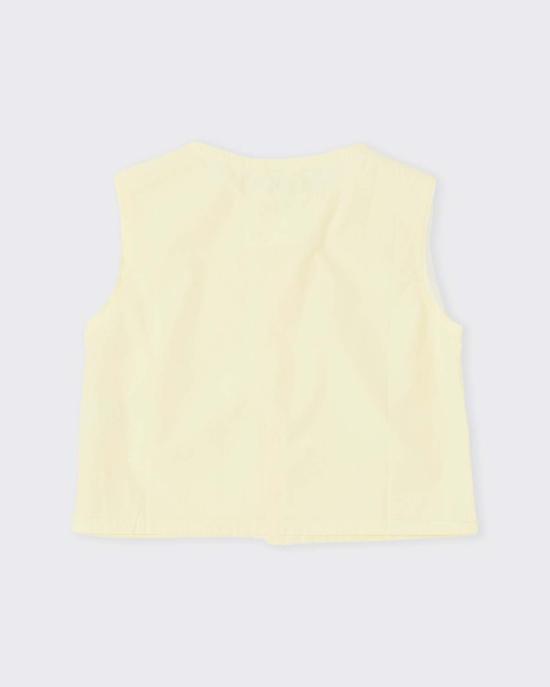  카미엘 포트젠스 민소매 티셔츠 카미엘 포트겐스 스퀘어  옐로우 - CAMIEL FORTGENS