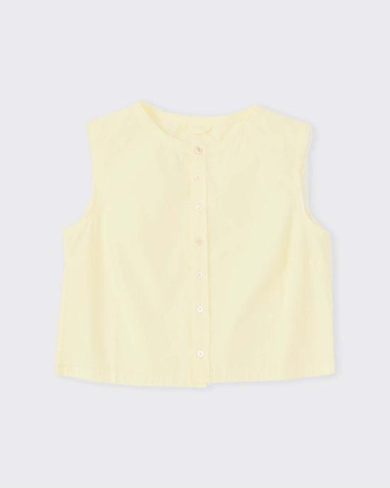  카미엘 포트젠스 민소매 티셔츠 카미엘 포트겐스 스퀘어  옐로우