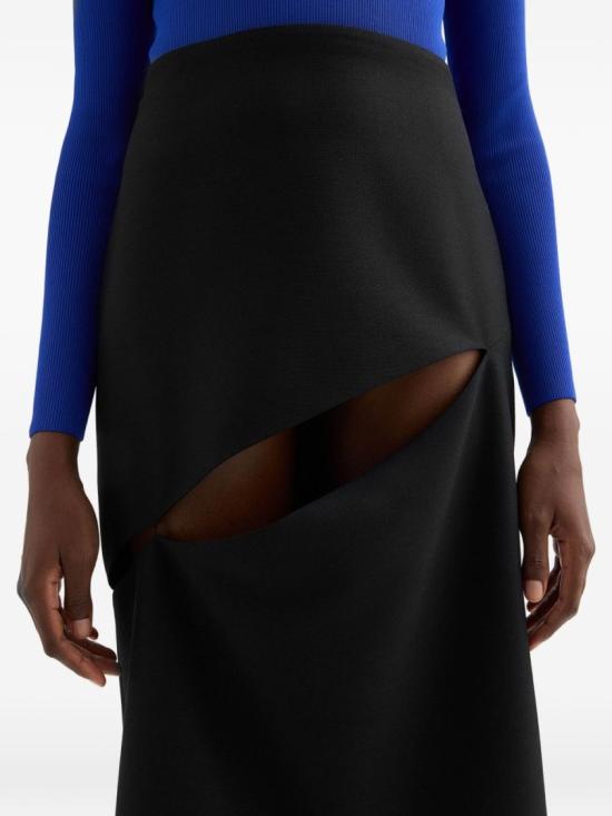 26SS 질샌더 미디 스커트 J03MA0294J40330001 Black - JIL SANDER